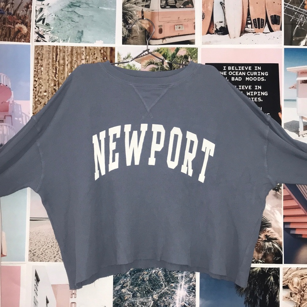 Brandy Melville Periwinkle Blue Newport Thermal